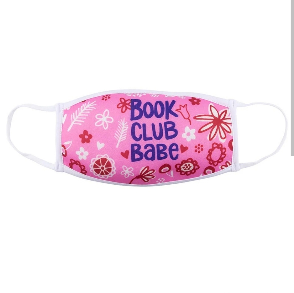 Book Lover Floral Face Mask Non Medical Comfort Cover Teacher Modest Library New